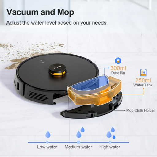 Image of IMOU robot vacuum cleaner with vacuum mop function