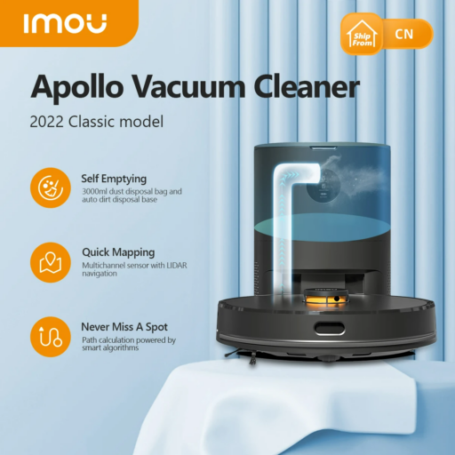 Images of IMOU robot vacuum cleaner