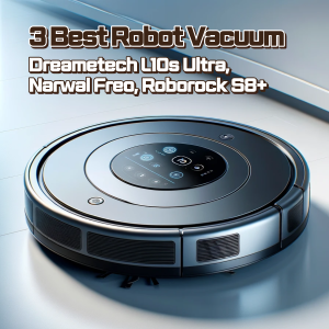 3 Best Robot Vacuum Dreametech L10s Ultra, Narwal Freo, Roborock S8+