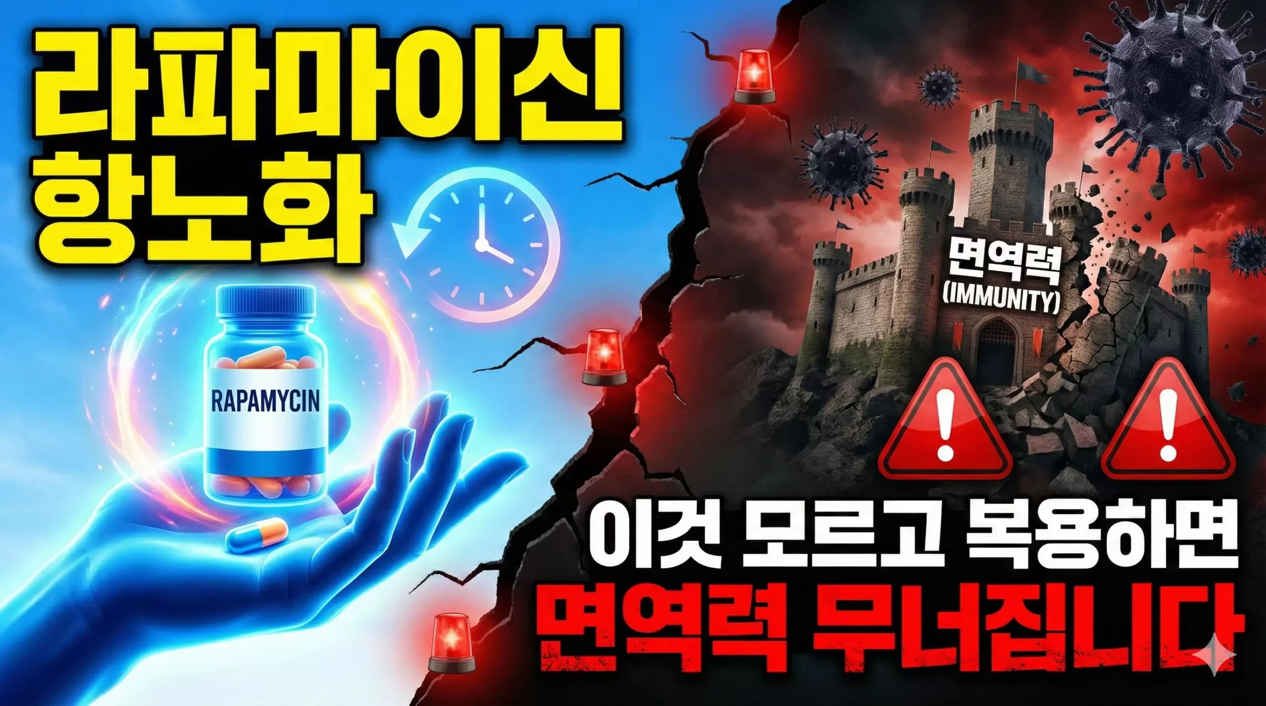 라파마이신 항노화 알아보기 대표 이미지