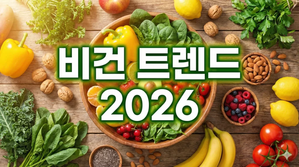 비건 트렌드 2026 - 식물성 식단과 지속가능한 라이프스타일