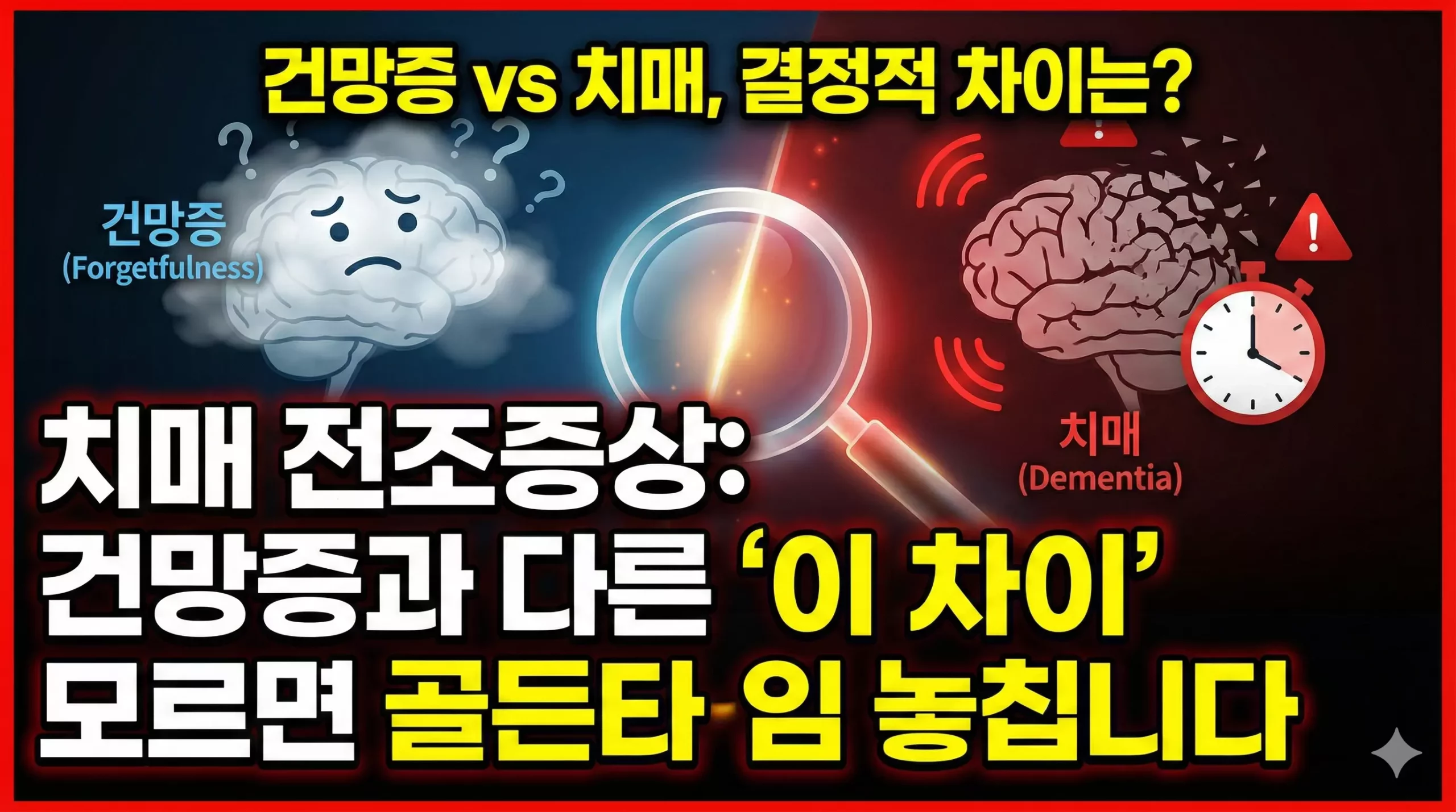 치매 전조증상 알아보기 대표 이미지