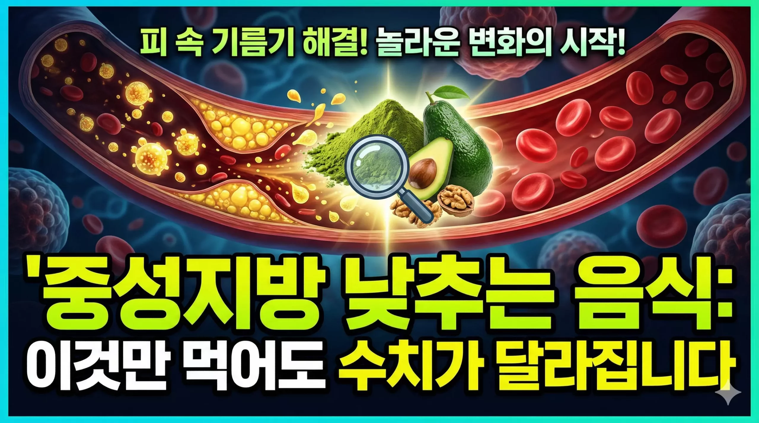 중성지방 낮추는 음식 알아보기 대표 이미지