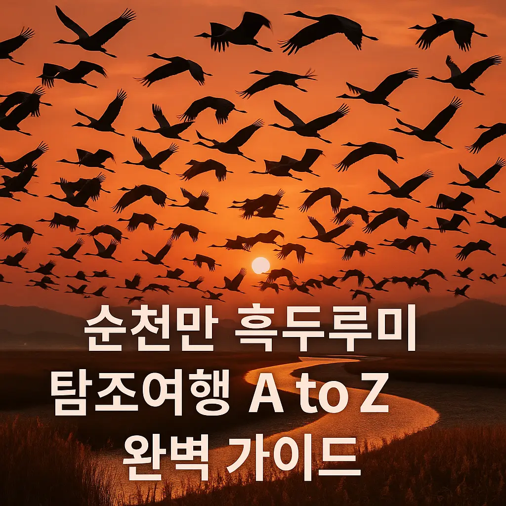 순천만 흑두루미 탐조여행 알아보기 대표 이미지