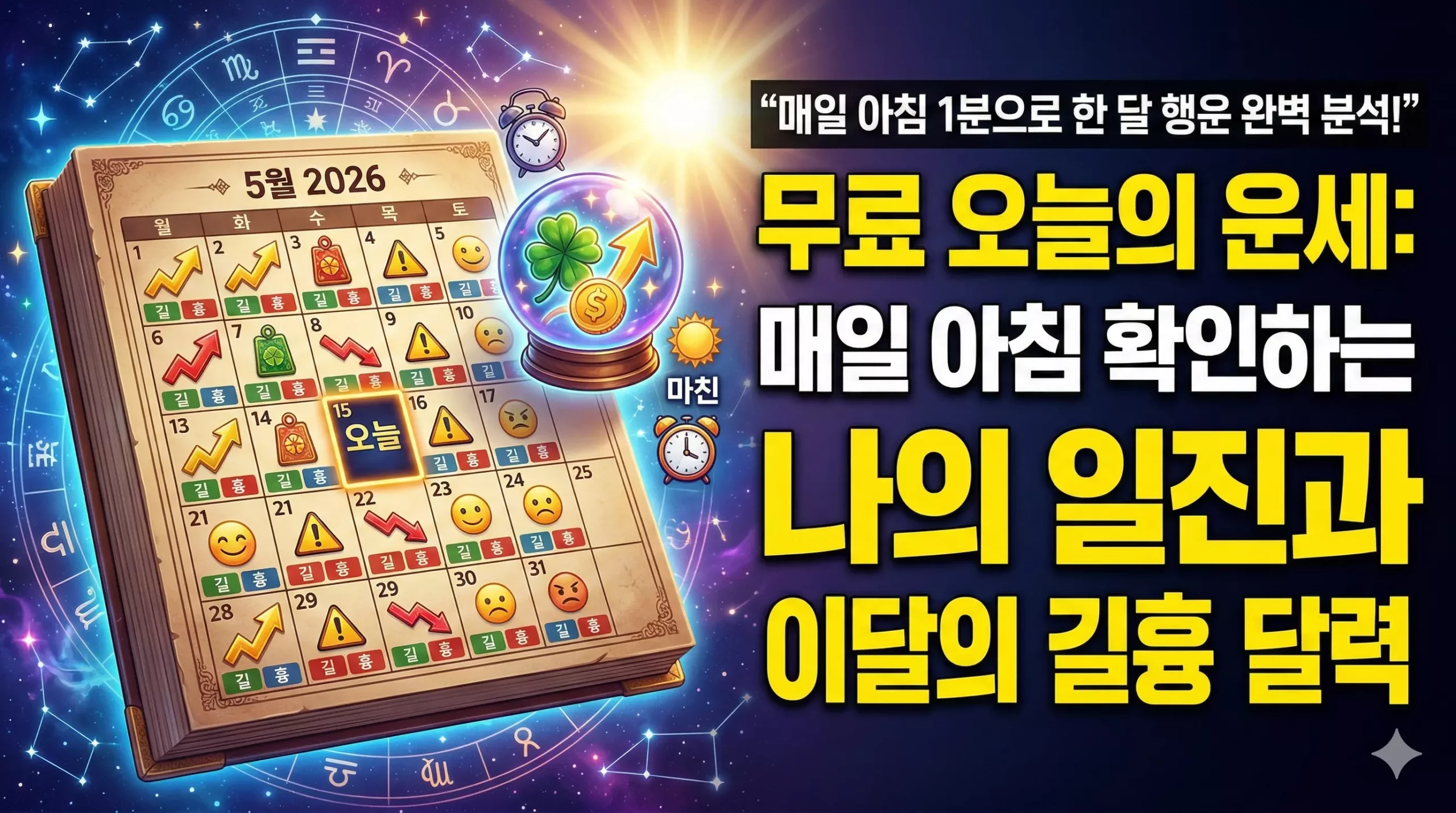 오늘의 운세 알아보기 대표 이미지