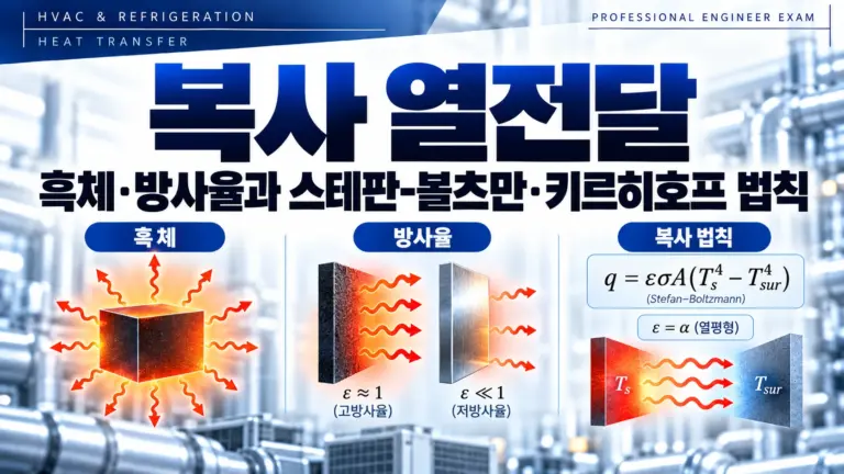 복사 열전달 핵심 법칙과 방사율