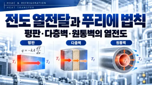 전도 열전달과 푸리에 법칙 대표 이미지